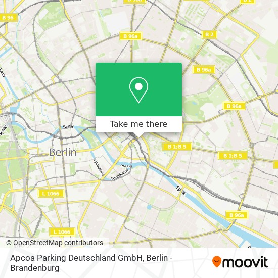 Карта Apcoa Parking Deutschland GmbH