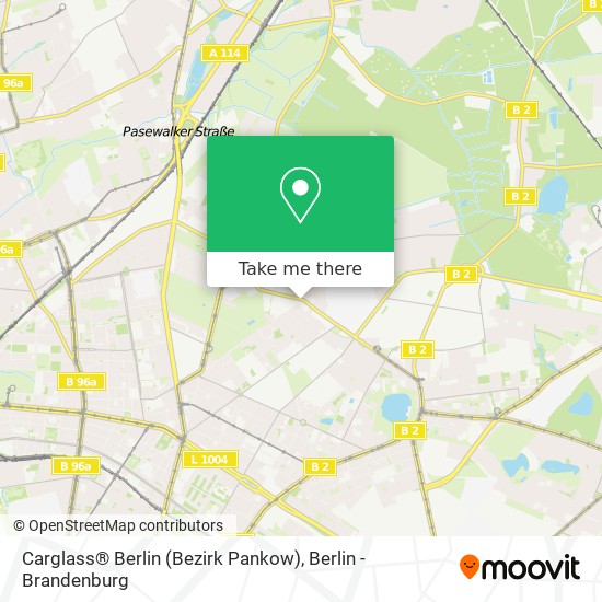 Carglass® Berlin (Bezirk Pankow) map