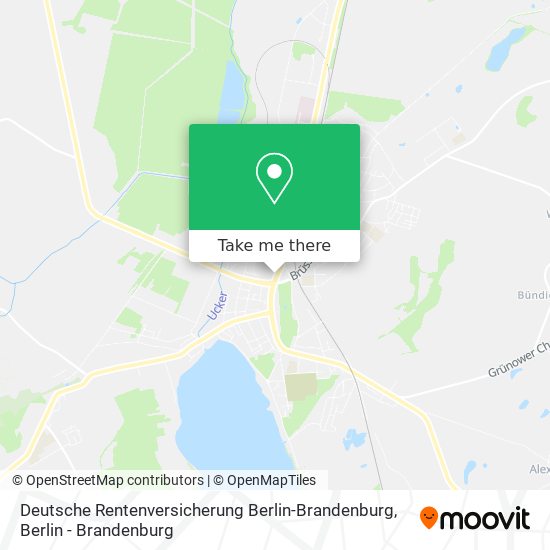 Deutsche Rentenversicherung Berlin-Brandenburg map