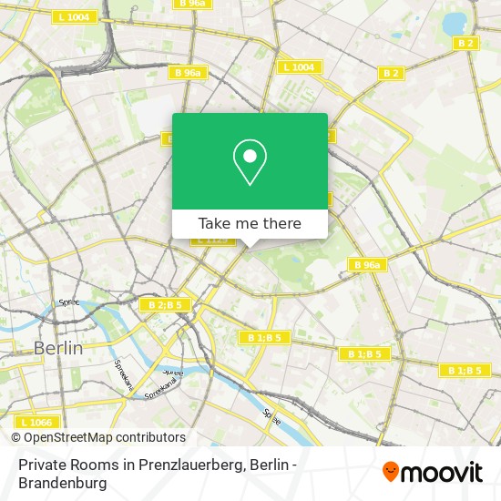 Private Rooms in Prenzlauerberg map