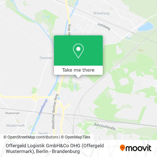 Offergeld Logistik GmbH&Co OHG (Offergeld Wustermark) map