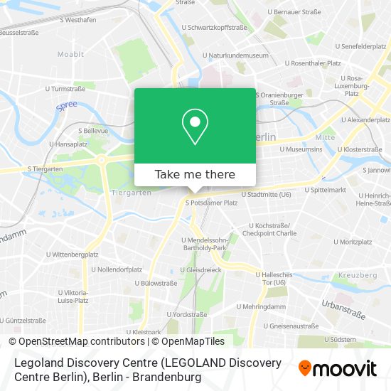 Legoland Discovery Centre (LEGOLAND Discovery Centre Berlin) map