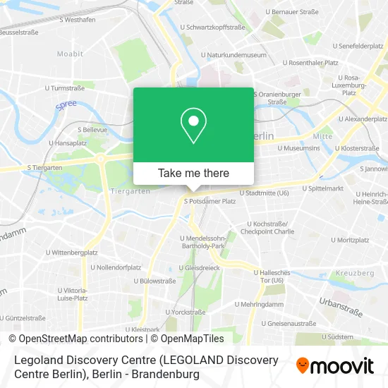 Карта Legoland Discovery Centre (LEGOLAND Discovery Centre Berlin)