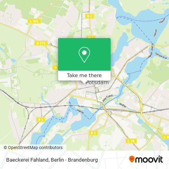 Карта Baeckerei Fahland