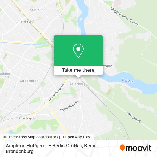 Amplifon HöRgeräTE Berlin-GrüNau map