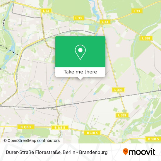 Карта Dürer-Straße Florastraße