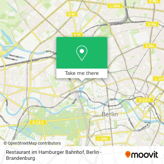 Карта Restaurant im Hamburger Bahnhof