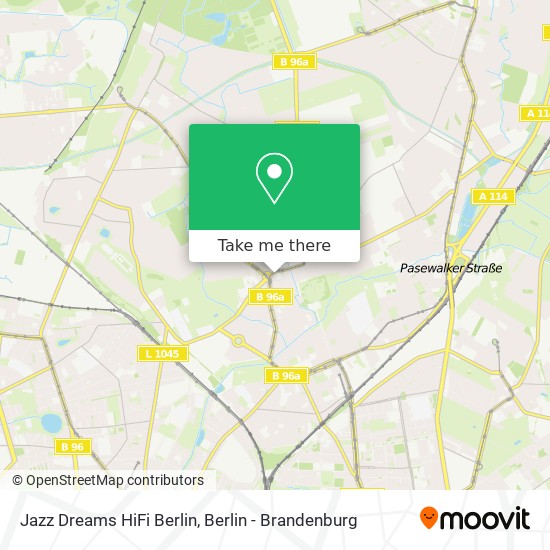 Jazz Dreams HiFi Berlin map