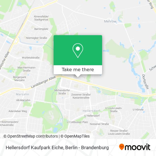 Карта Hellersdorf Kaufpark Eiche