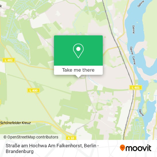 Straße am Hochwa Am Falkenhorst map