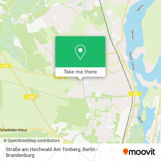 Карта Straße am Hochwald Am Tonberg
