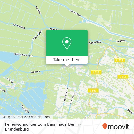 Карта Ferienwohnungen zum Baumhaus, Waldschlößchenstraße 34A