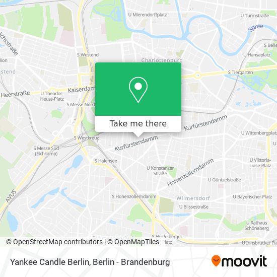 Карта Yankee Candle Berlin