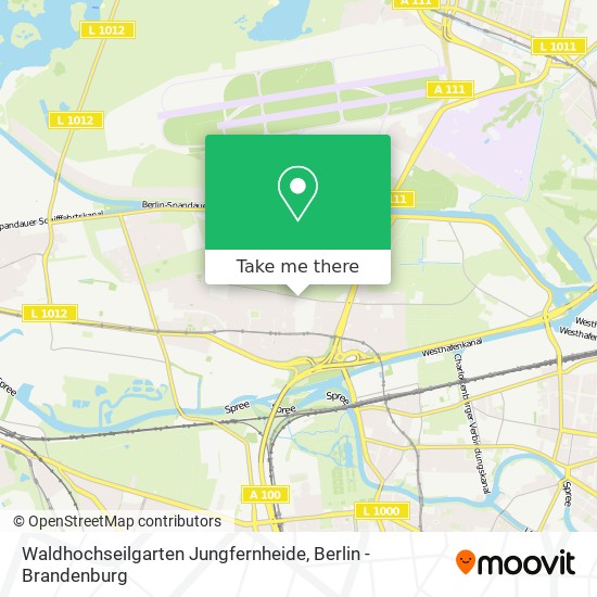 Waldhochseilgarten Jungfernheide map