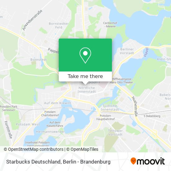 Starbucks Deutschland map