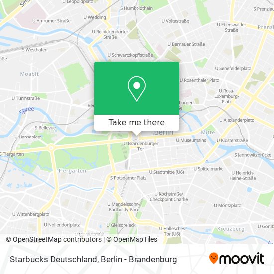 Starbucks Deutschland map