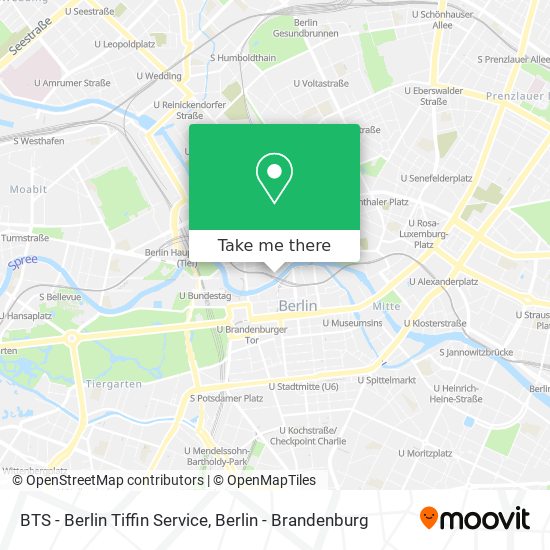 Карта BTS - Berlin Tiffin Service