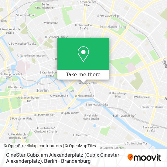 CineStar Cubix am Alexanderplatz (Cubix Cinestar Alexanderplatz) map