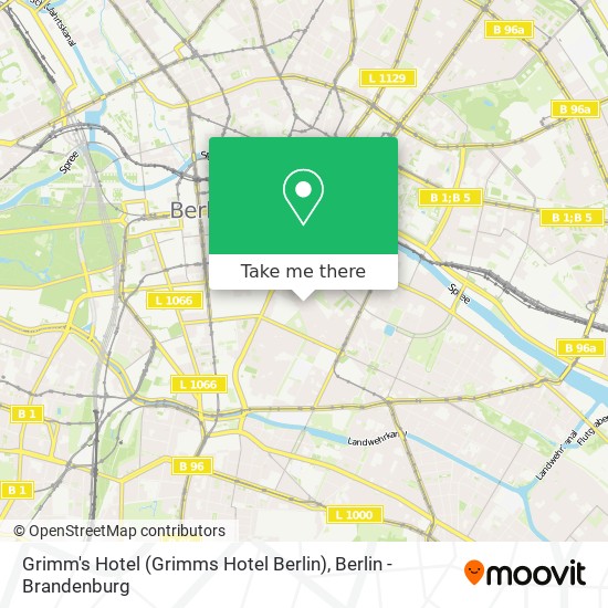 Grimm's Hotel (Grimms Hotel Berlin) map