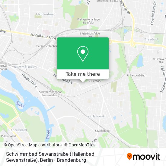 Schwimmbad Sewanstraße (Hallenbad Sewanstraße) map