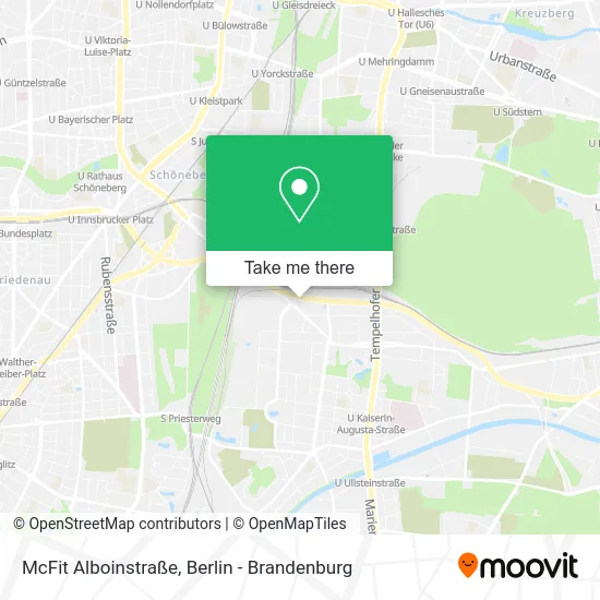 Карта McFit Alboinstraße