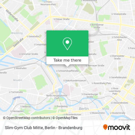 Slim-Gym Club Mitte map