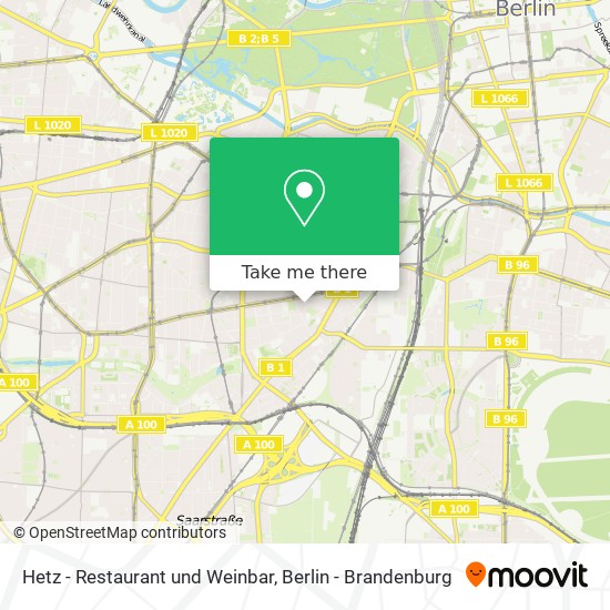 Hetz - Restaurant und Weinbar map