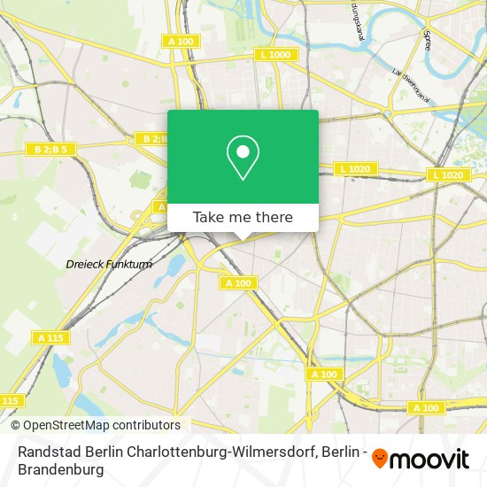 Randstad Berlin Charlottenburg-Wilmersdorf map