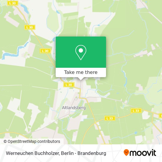 Карта Werneuchen Buchholzer