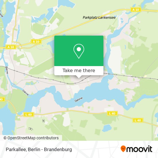 Parkallee map