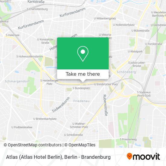 Atlas (Atlas Hotel Berlin) map