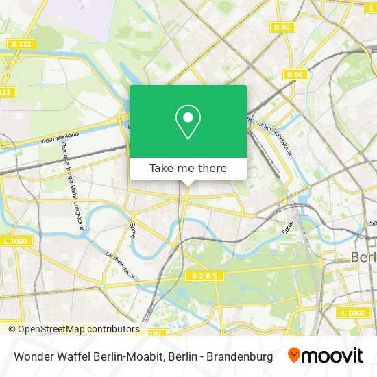 Карта Wonder Waffel Berlin-Moabit