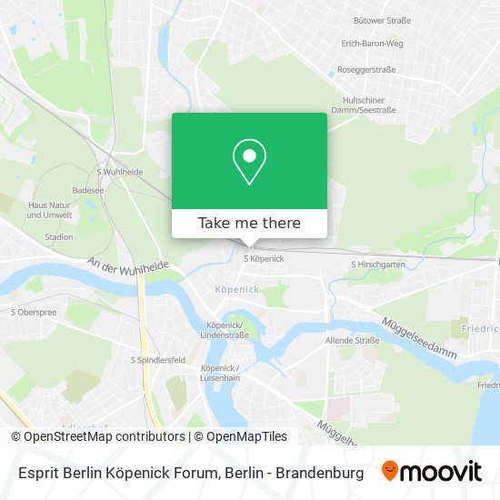 Карта Esprit Berlin Köpenick Forum