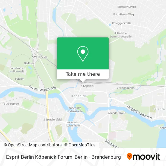 Esprit Berlin Köpenick Forum map