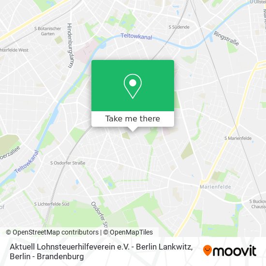 Aktuell Lohnsteuerhilfeverein e.V. - Berlin Lankwitz map