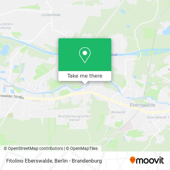Fitolino Eberswalde map