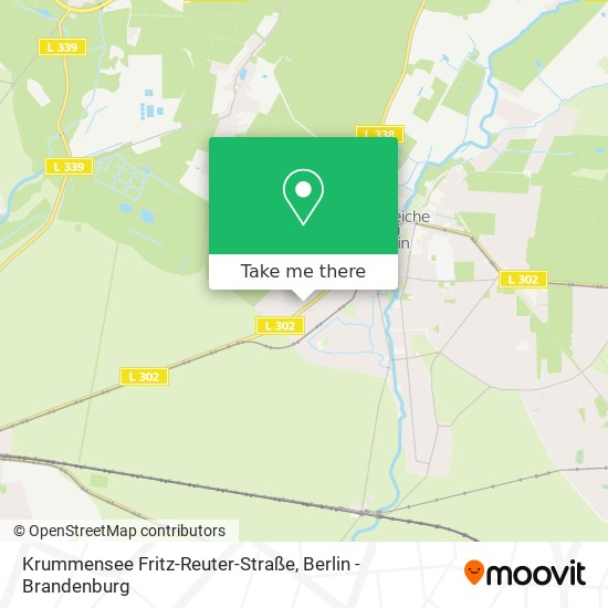 Карта Krummensee Fritz-Reuter-Straße