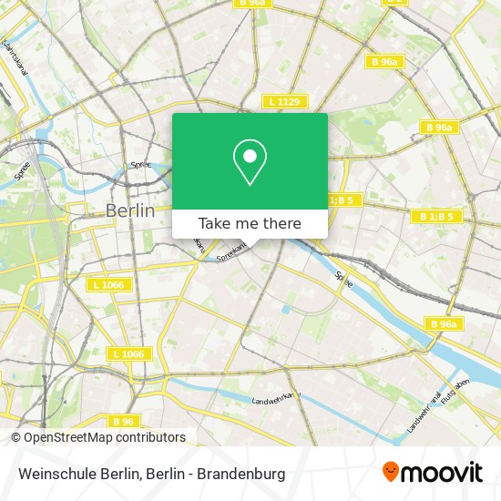 Weinschule Berlin map