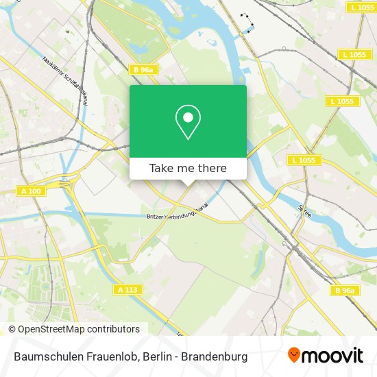 Baumschulen Frauenlob map