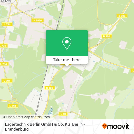 Карта Lagertechnik Berlin GmbH & Co. KG