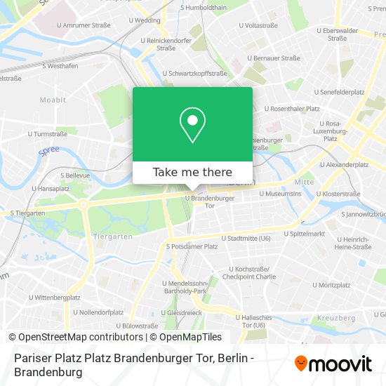 Pariser Platz Platz Brandenburger Tor map