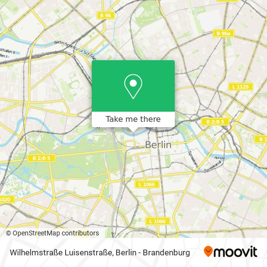 Карта Wilhelmstraße Luisenstraße