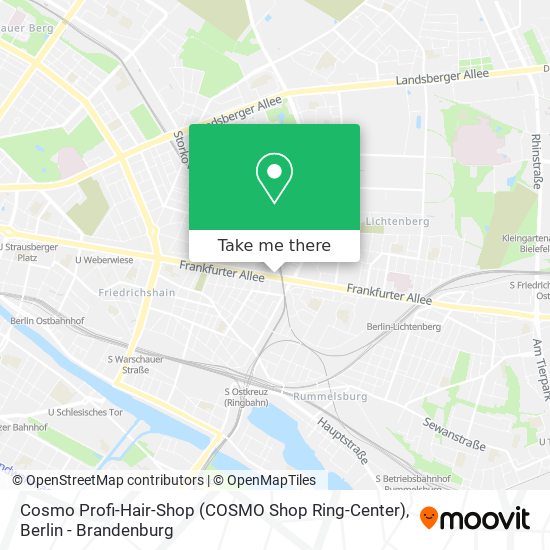 Cosmo Profi-Hair-Shop (COSMO Shop Ring-Center) map