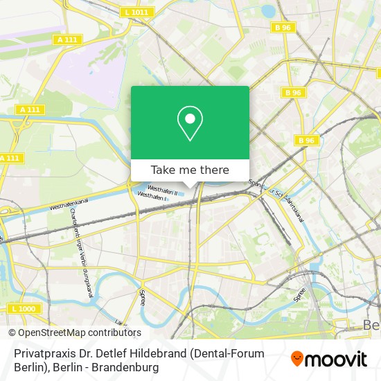 Карта Privatpraxis Dr. Detlef Hildebrand (Dental-Forum Berlin)