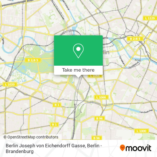 Berlin Joseph von Eichendorff Gasse map