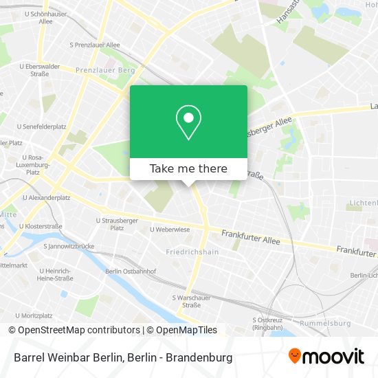 Barrel Weinbar Berlin map