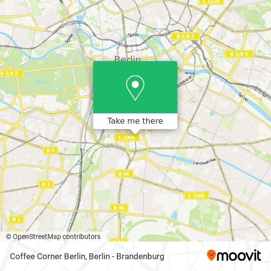 Coffee Corner Berlin map