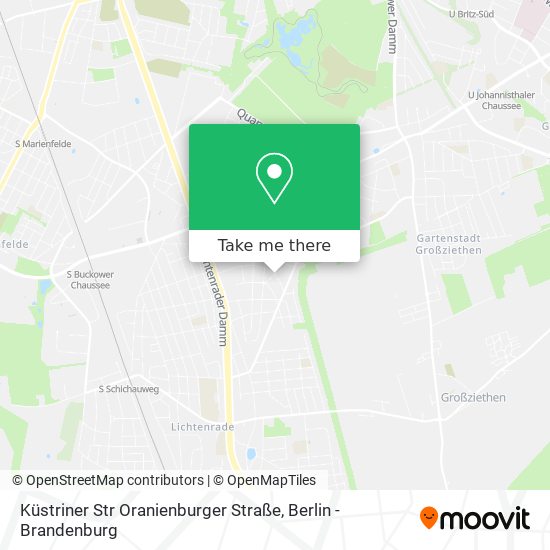 Küstriner Str Oranienburger Straße map
