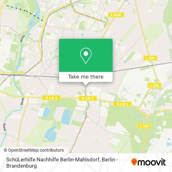 SchüLerhilfe Nachhilfe Berlin-Mahlsdorf map