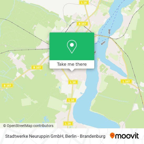 Карта Stadtwerke Neuruppin GmbH